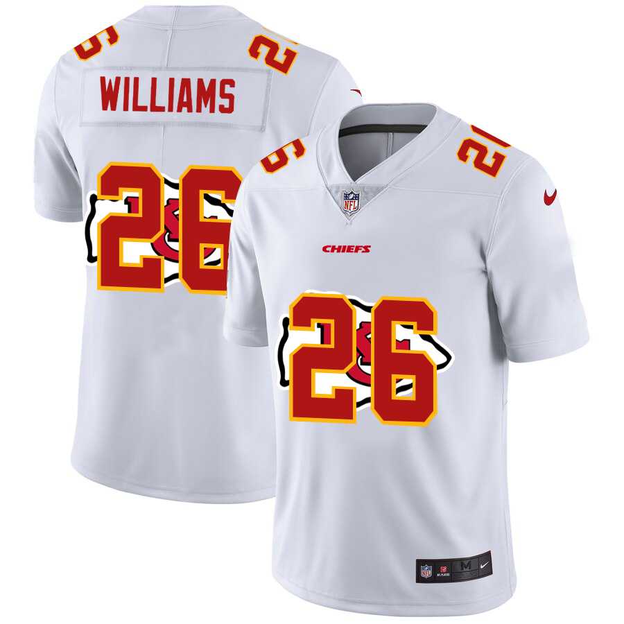 Nike Chiefs 26 Damien Williams White Shadow Logo Limited Jersey Yhua,We sell and wholesale Nike Chiefs 26 Damien Williams White Shadow Logo Limited Jersey Yhua on line form chian!